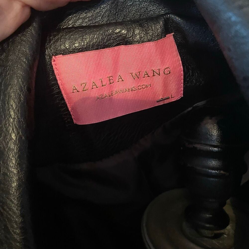 AZAELEA WANG | misunderstood crop moto jacket L NWT $110 - Picture 12 of 16